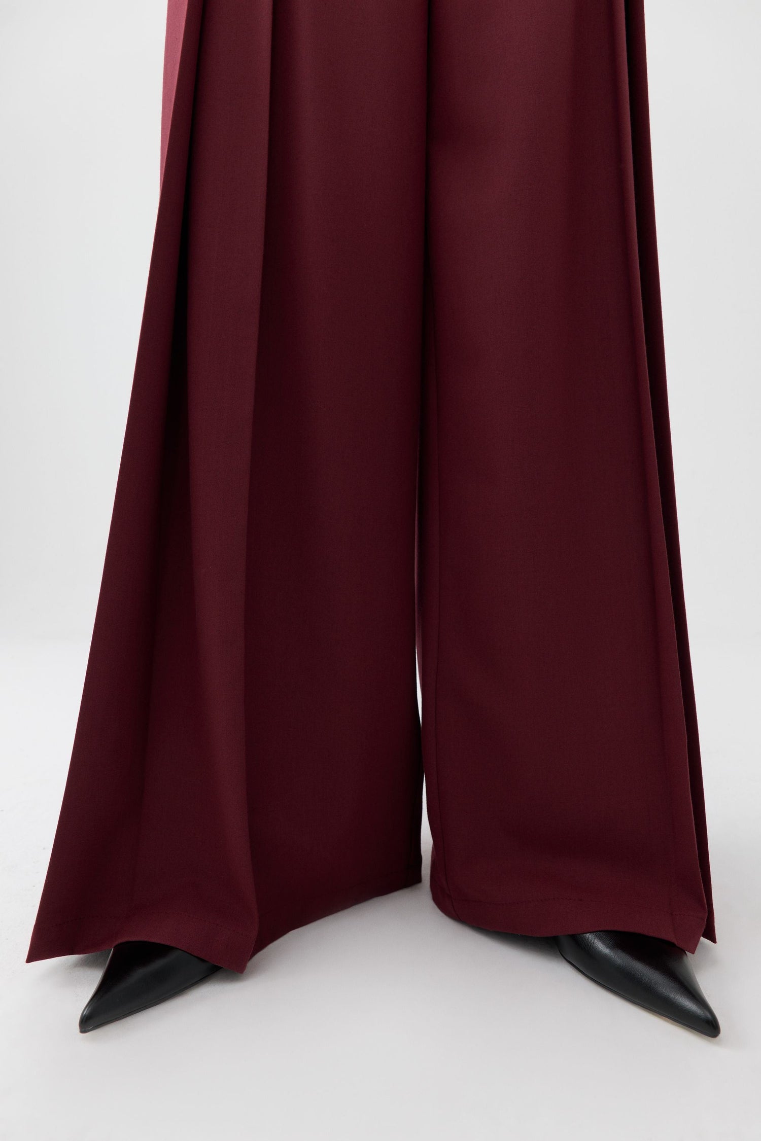 High Waist Pleated Trousers