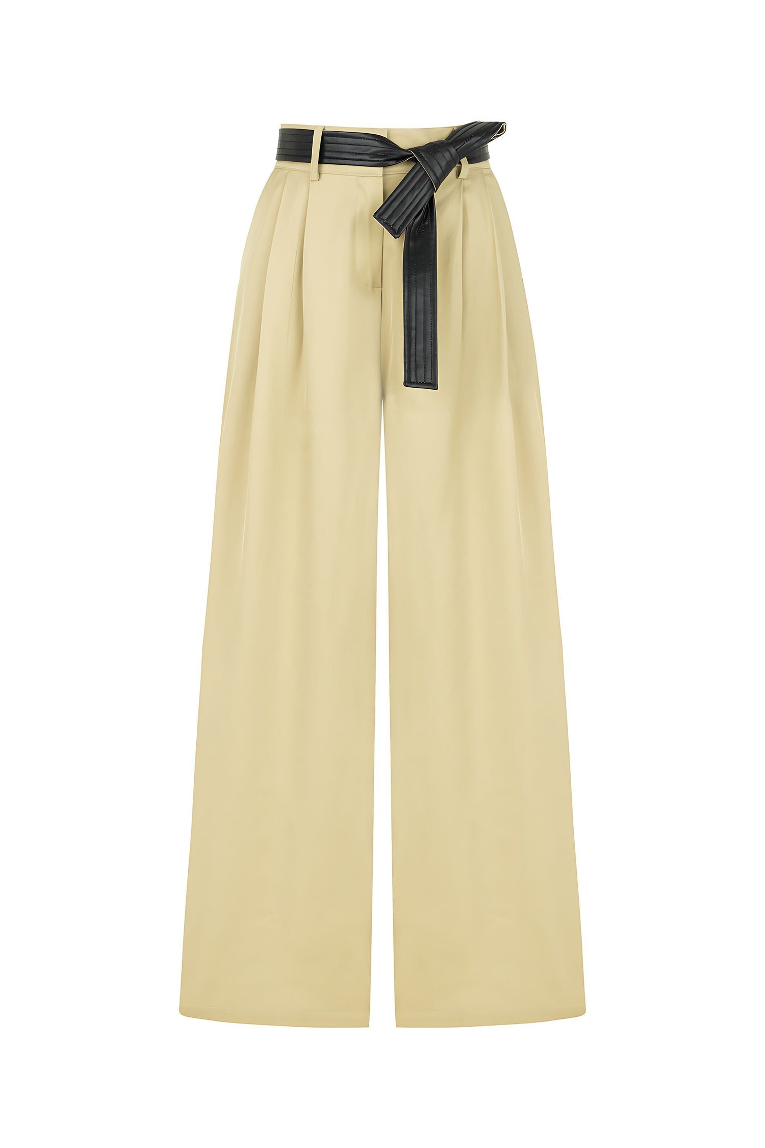 High Waist Pleated Trousers