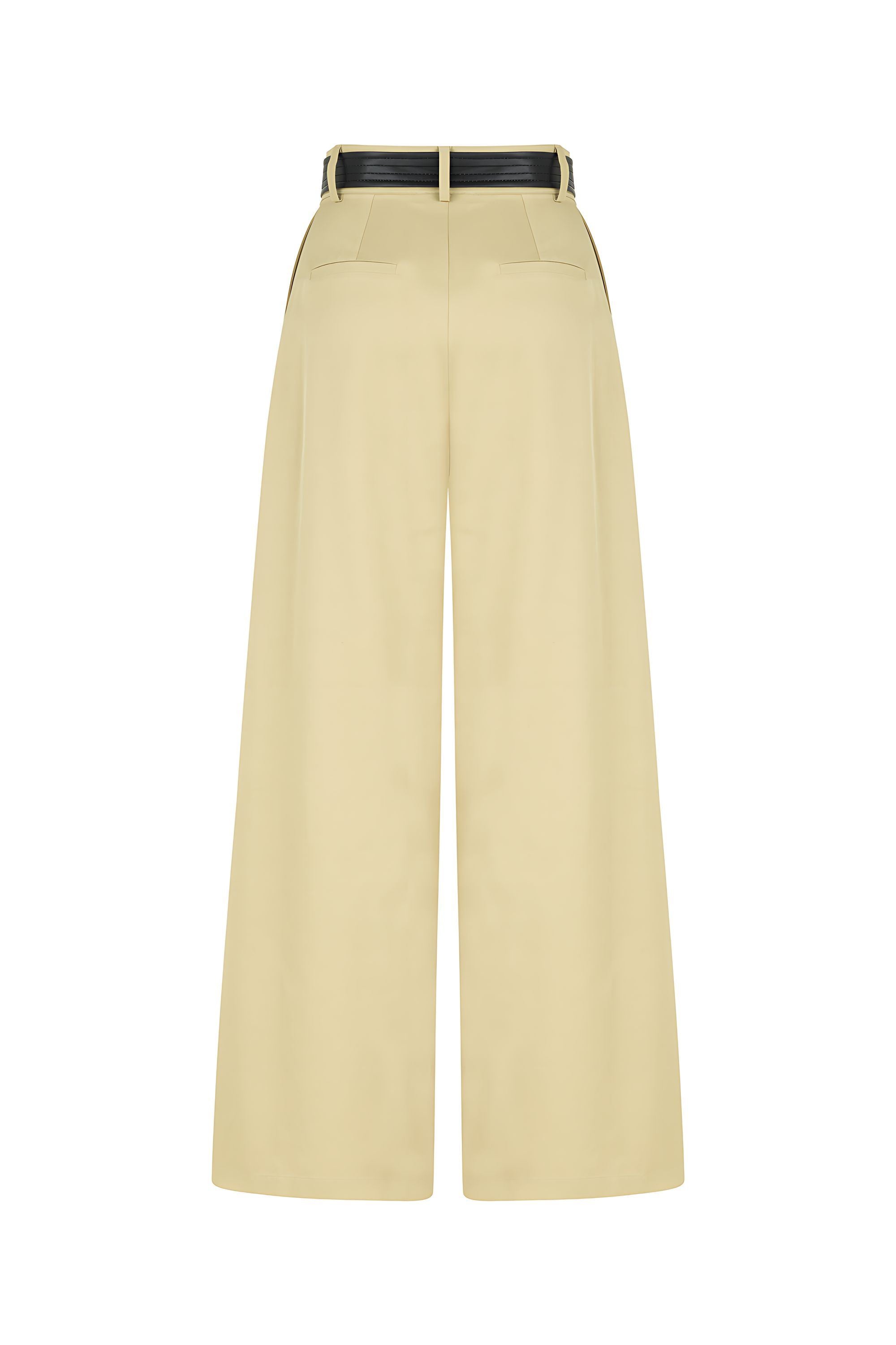 High Waist Pleated Trousers