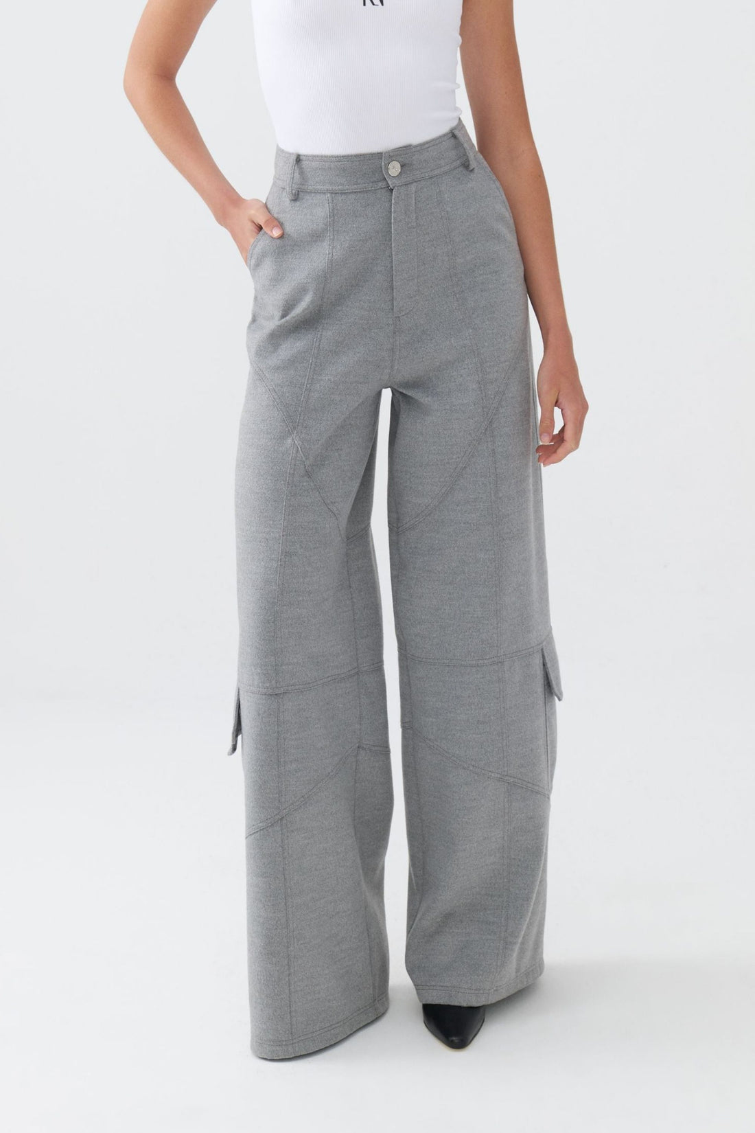 High Waist Cargo Pants