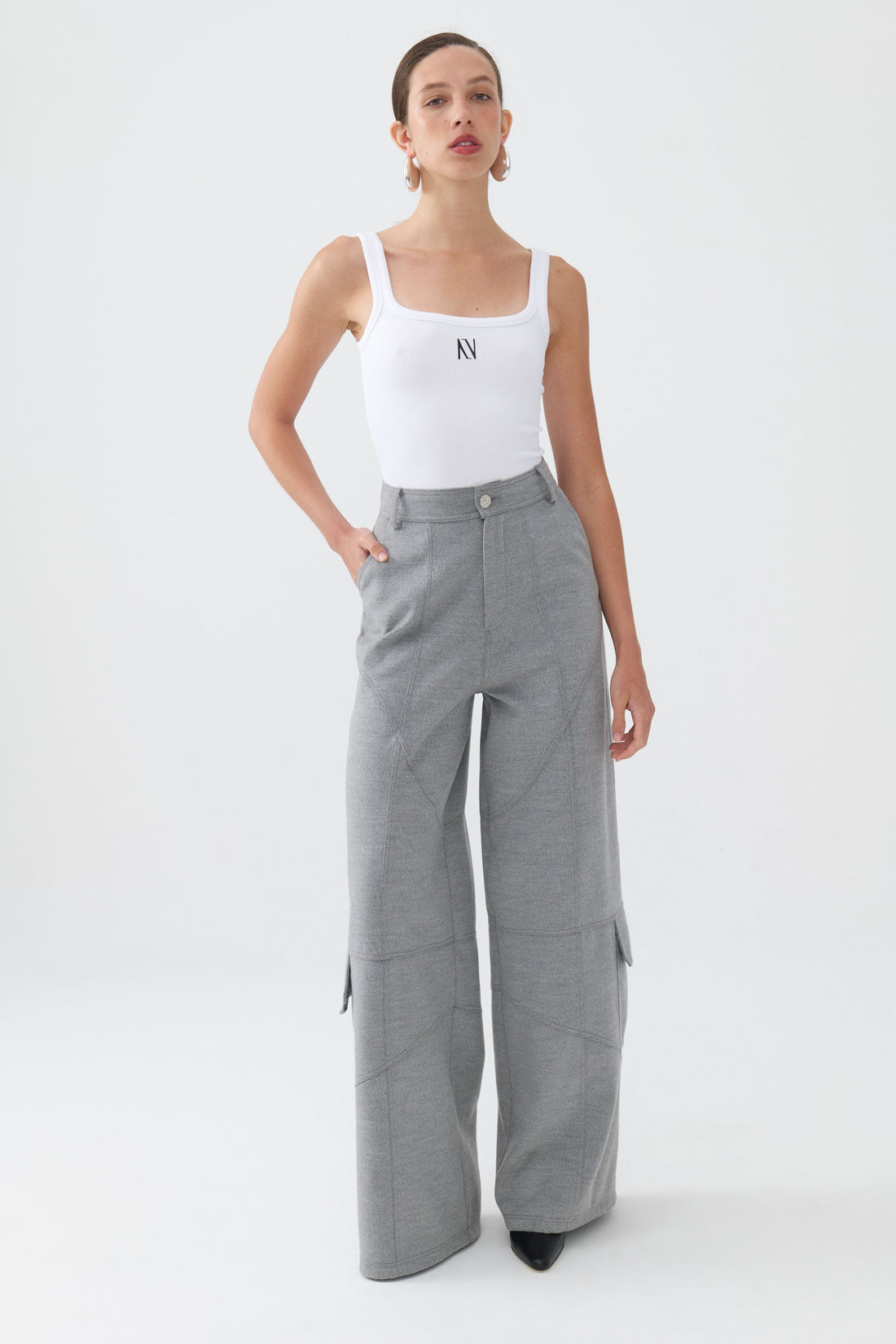 High Waist Cargo Pants