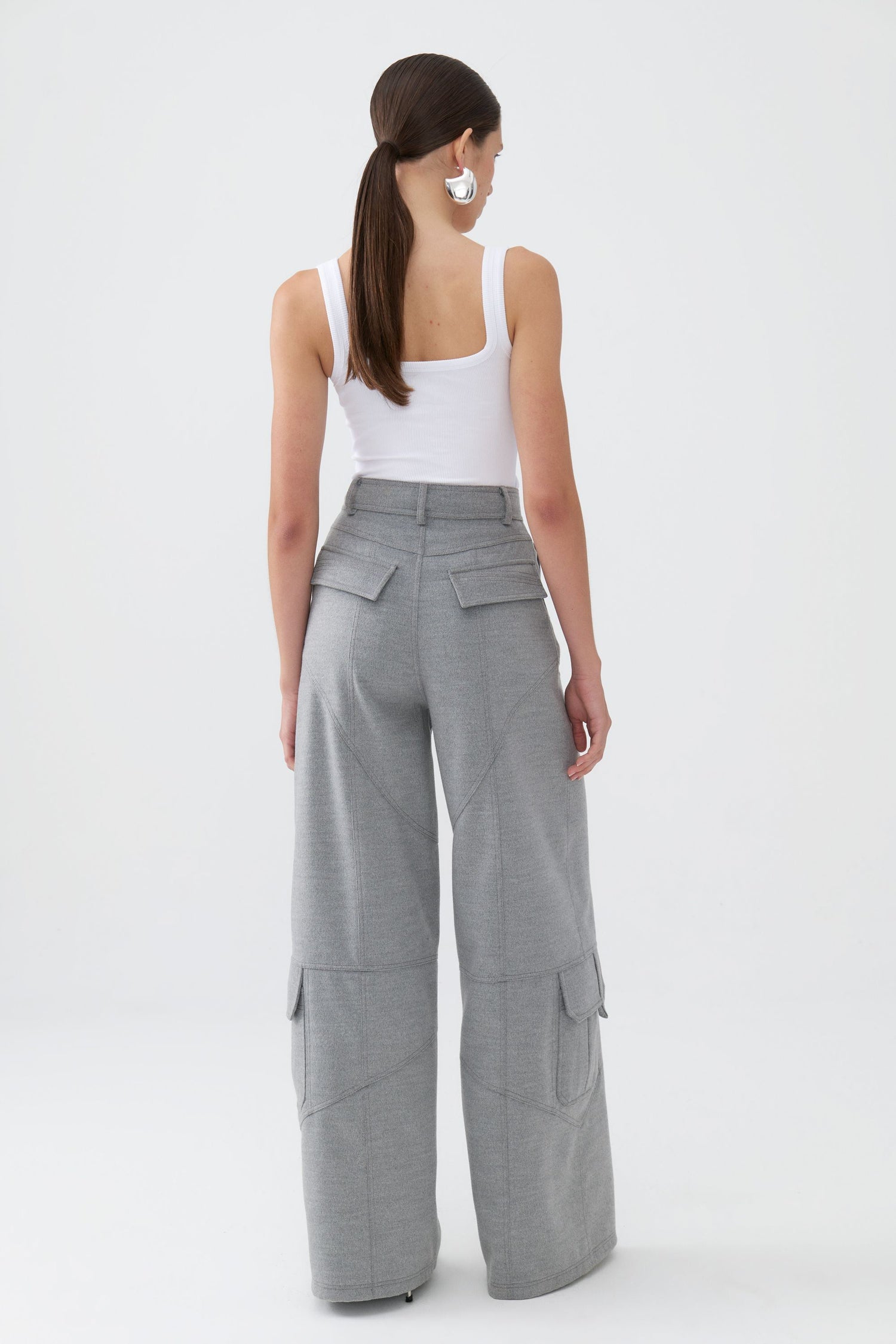 High Waist Cargo Pants