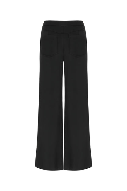 Jacquard Wide Leg Pants