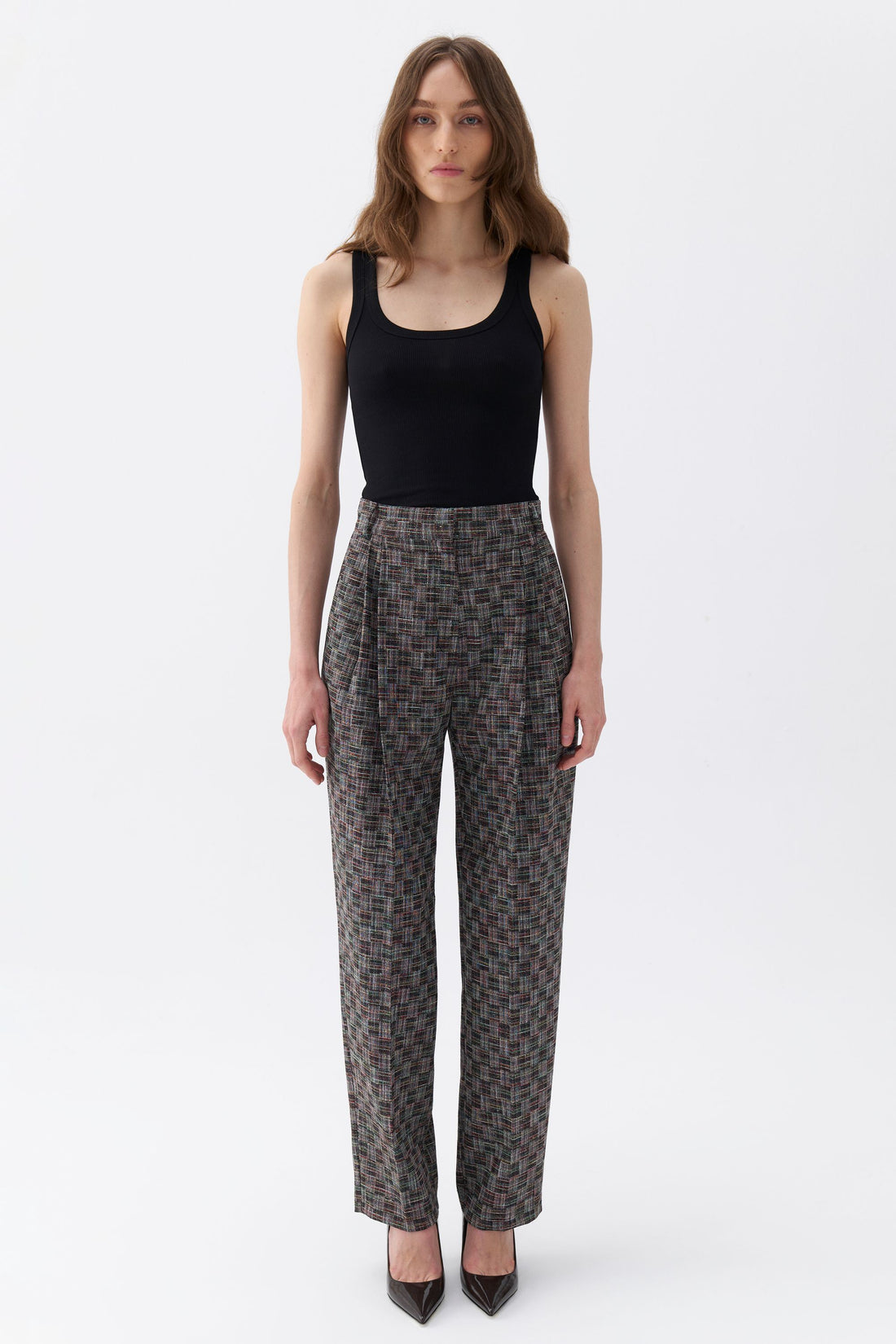 High Waist Mom Fit Pants