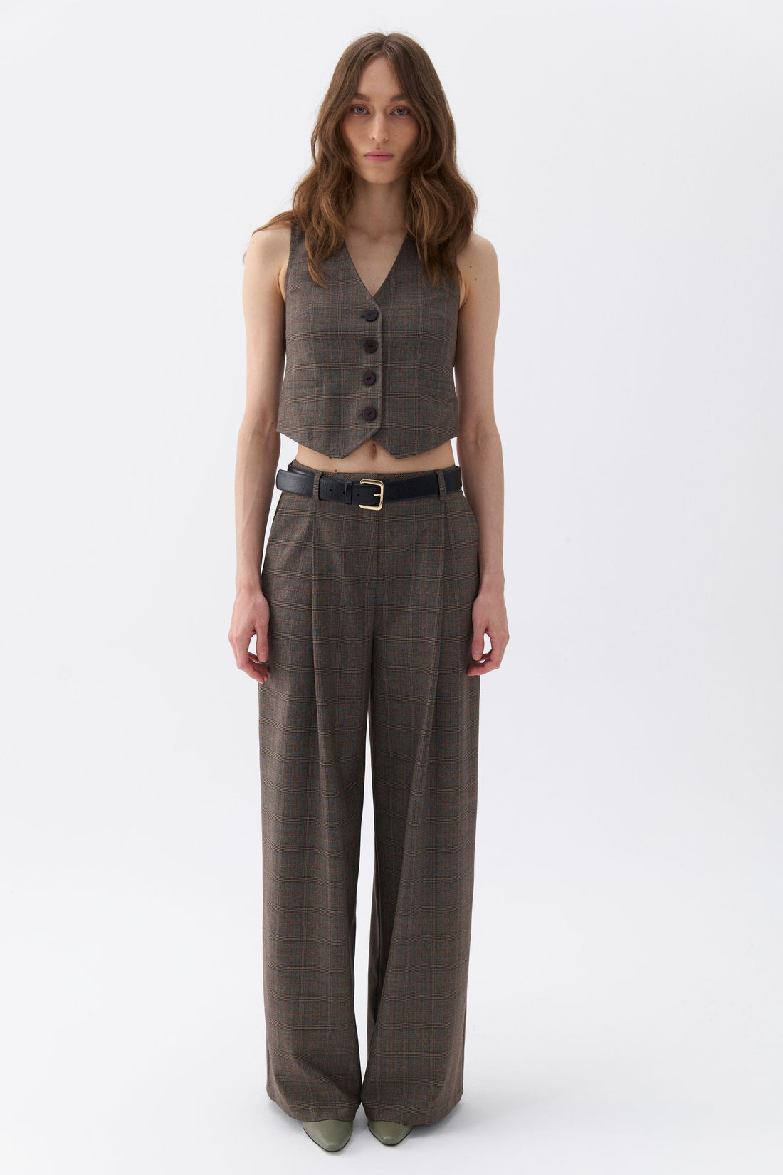 Normal Waist Patterned Pants