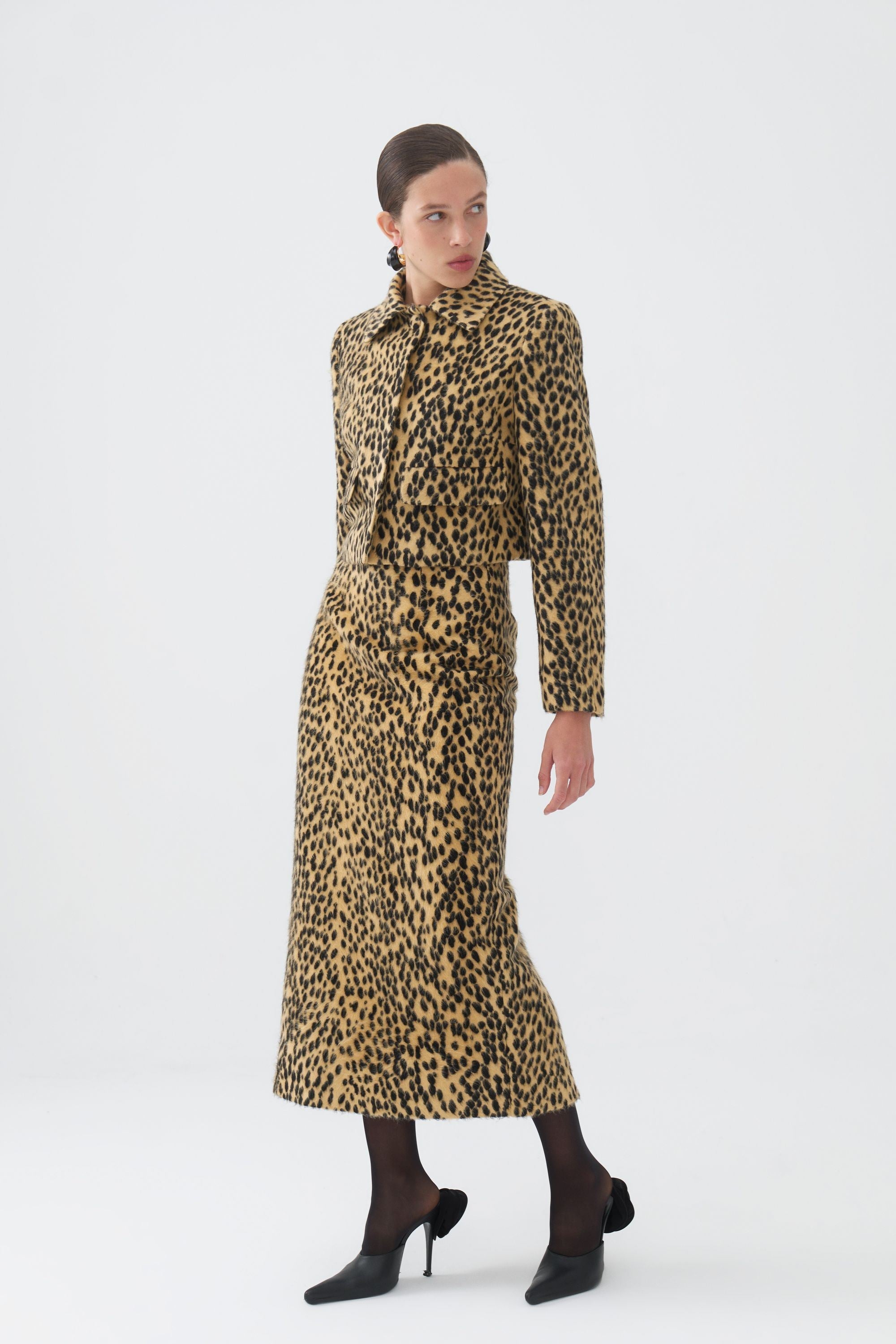 Leopard print dress jacket hotsell