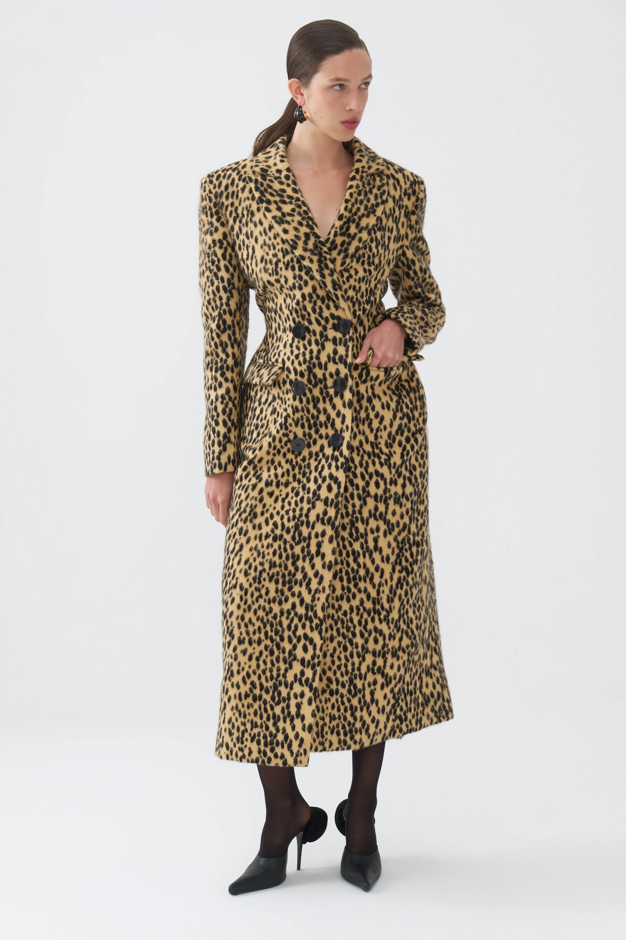 Leopard Patterned Coat