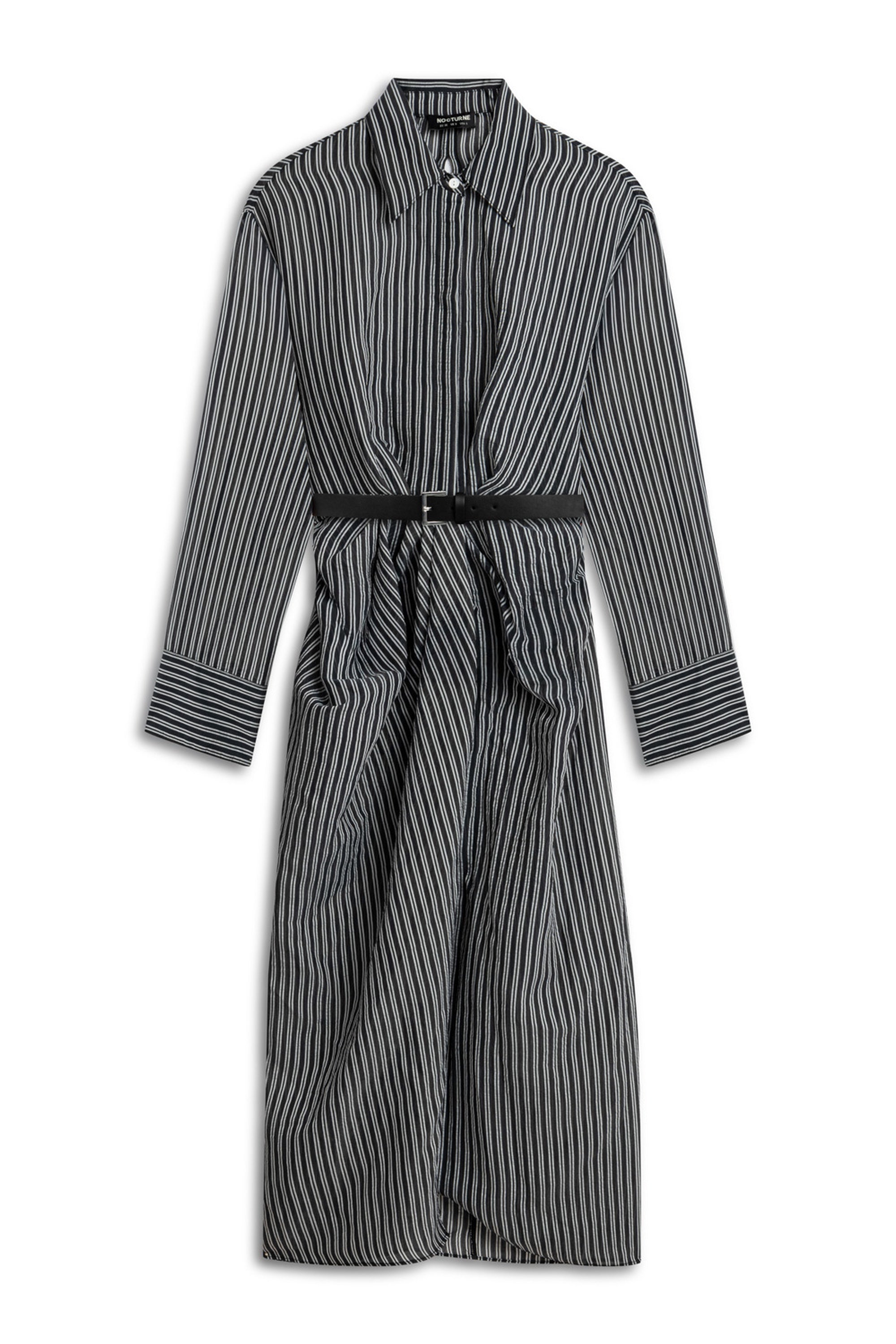 Striped Shirt Dress