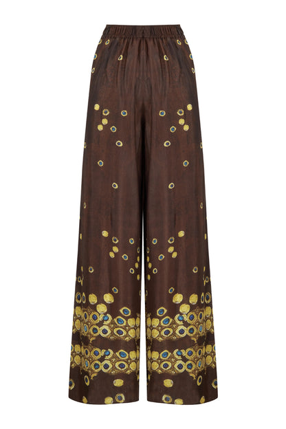 Patterned Flowing Pants