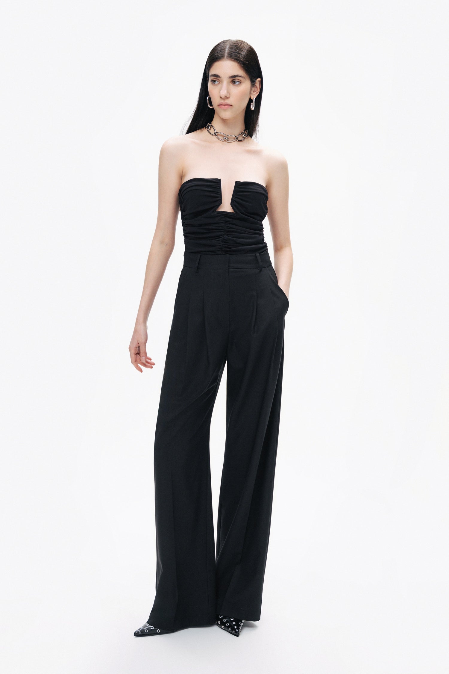 Double-Pleated Trousers