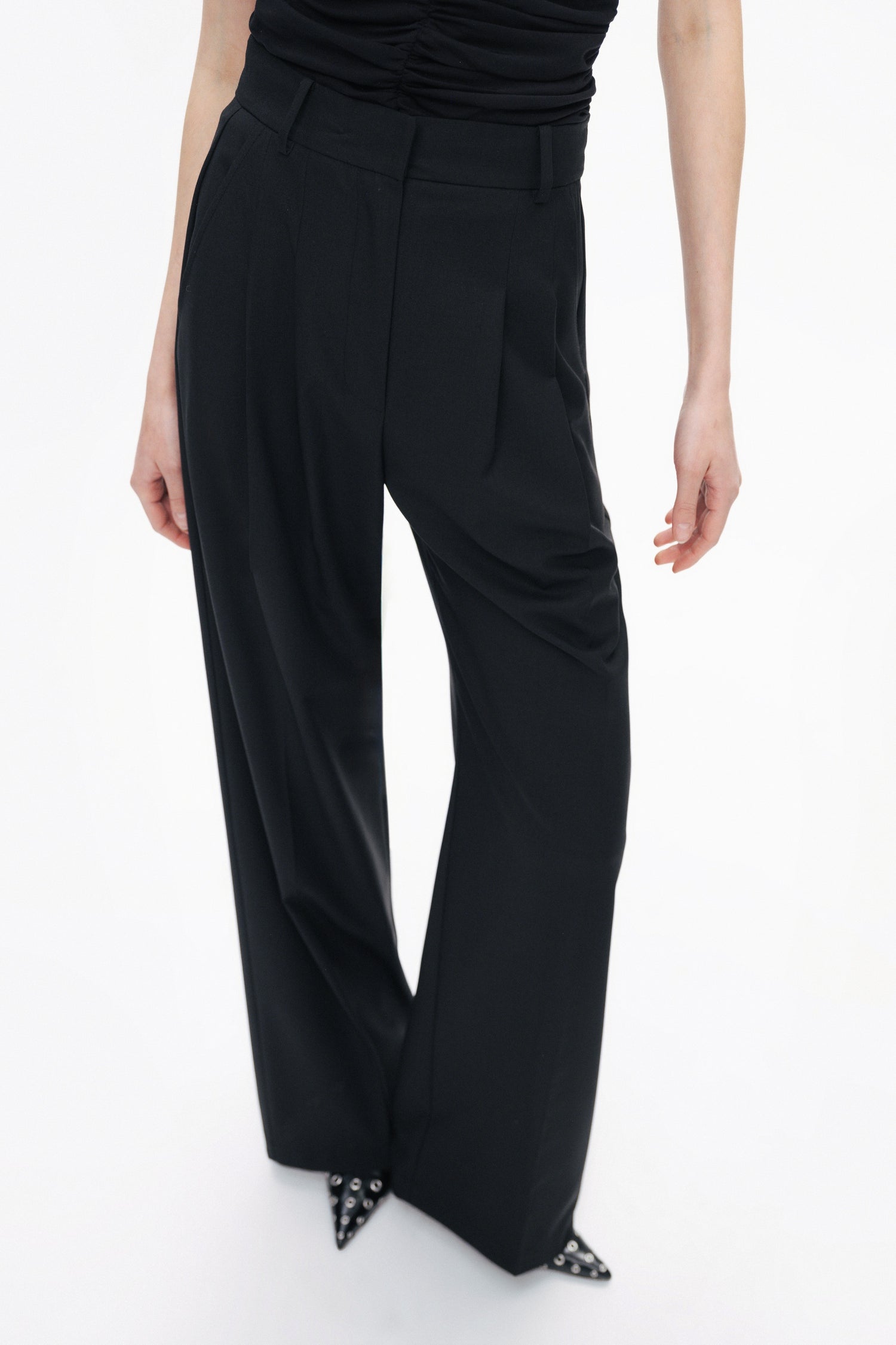 Double-Pleated Trousers