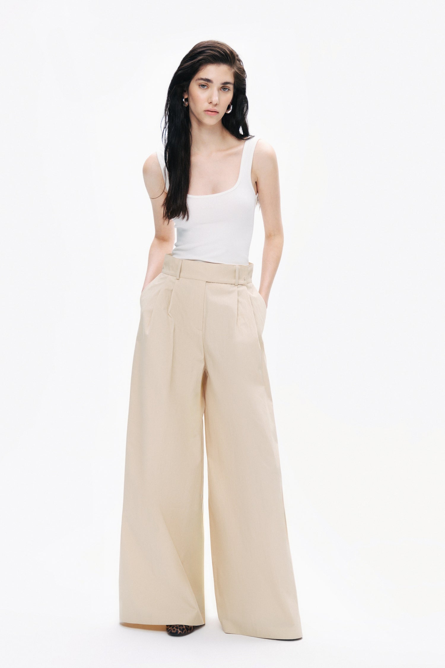 Double Pleated Trousers