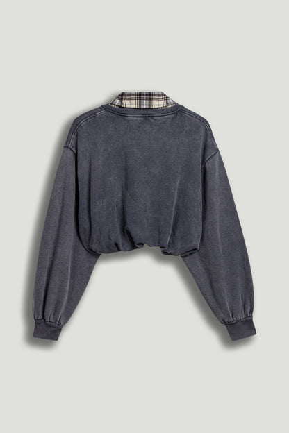 Cropped Crew Sweatshirt