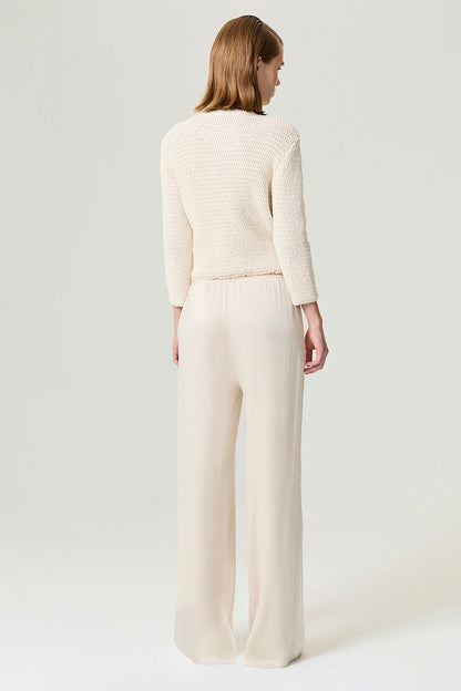 Textured Bouclé Button Cardigan