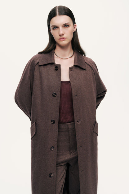 Single-Breasted Trench Coat