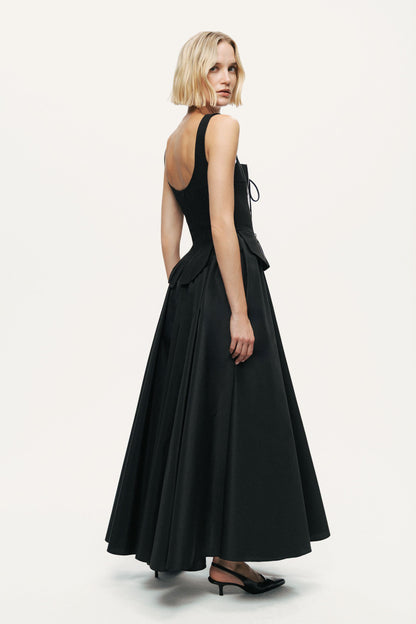 Laced Corset Maxi Dress