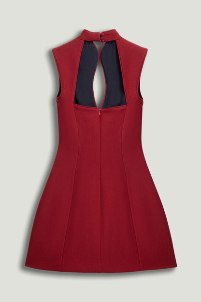 Open-Back Mini Dress