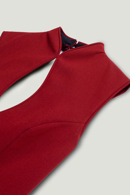 Open-Back Mini Dress