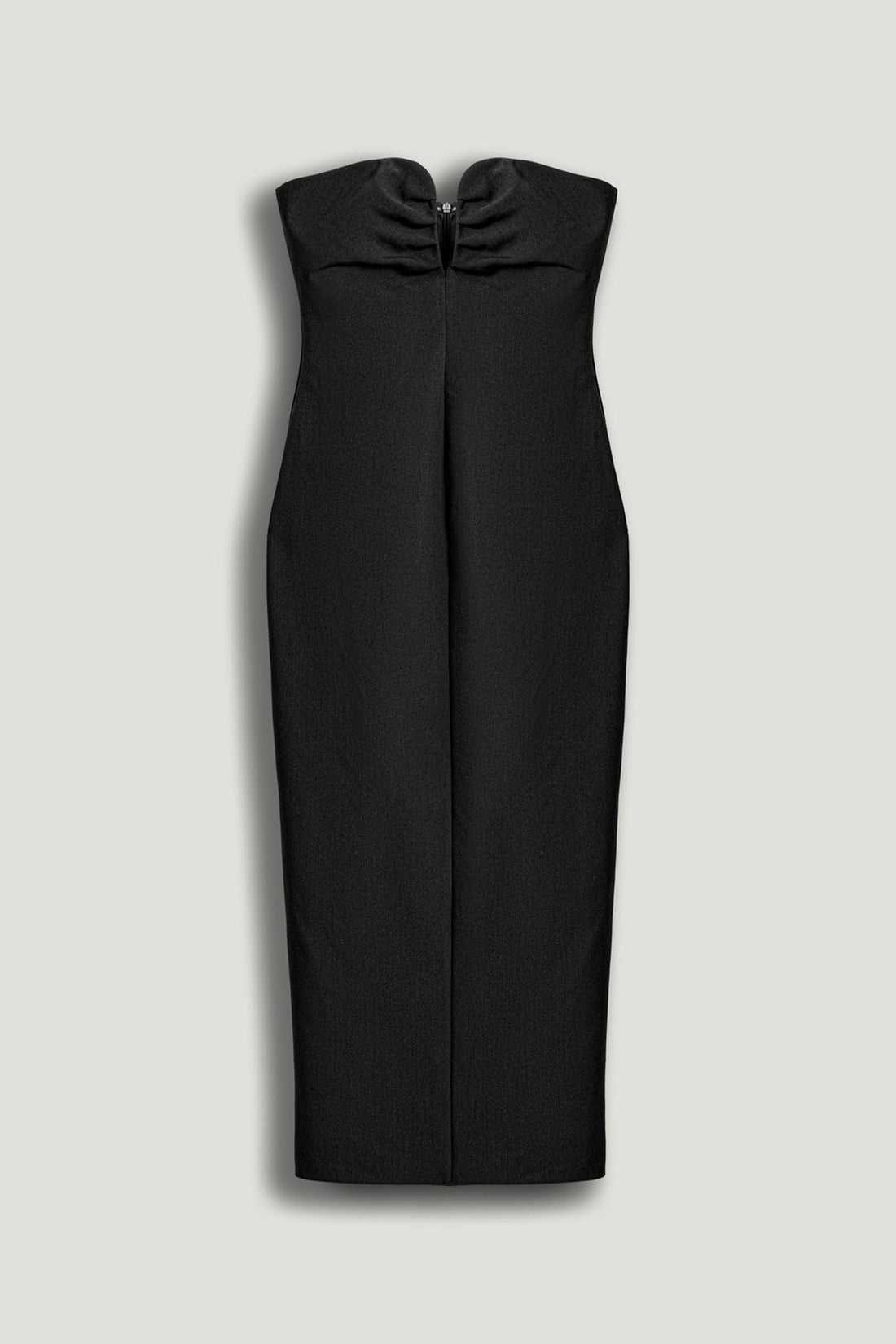 Strapless Sweetheart Midi Pencil Dress