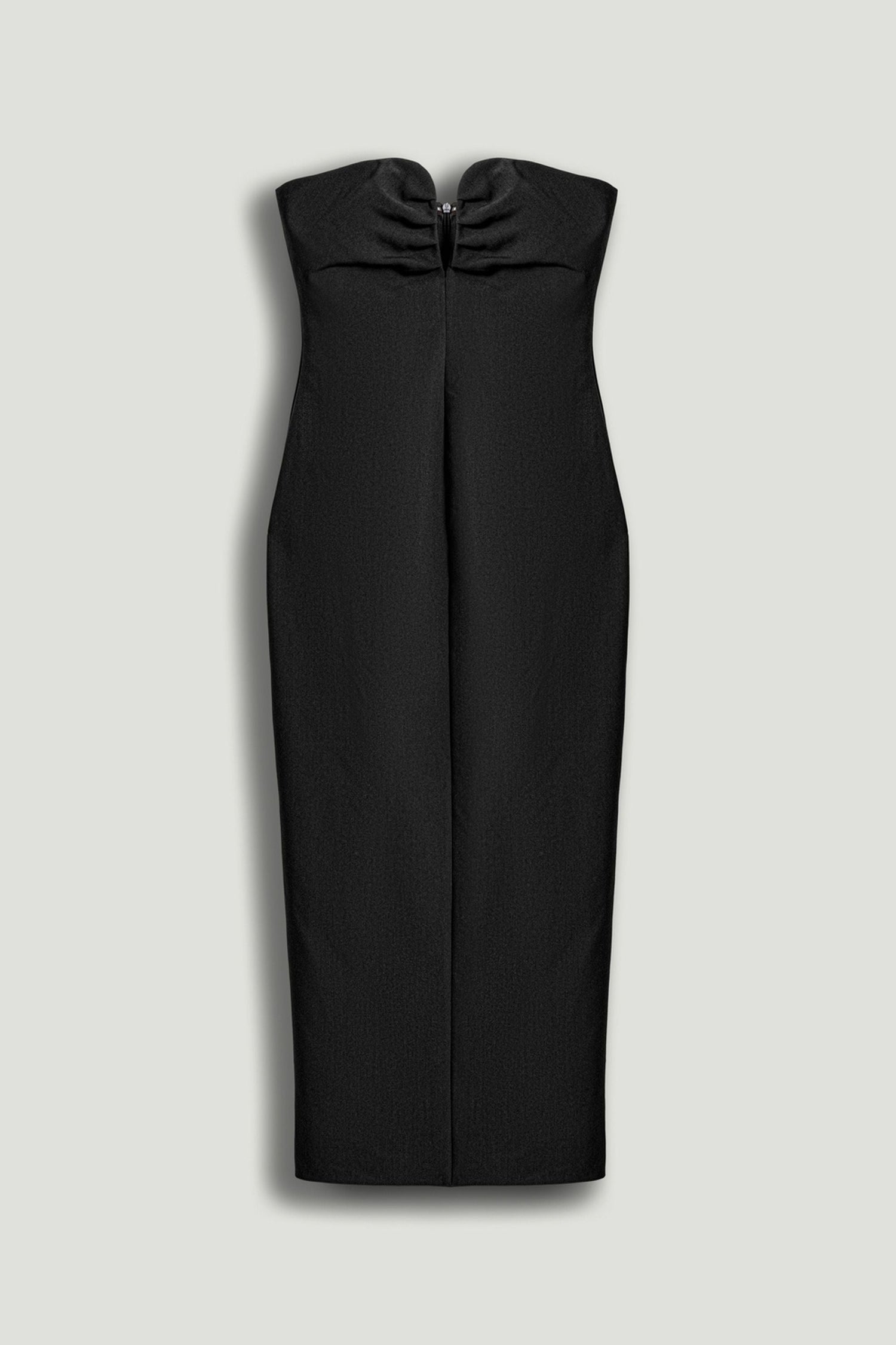 Strapless Sweetheart Midi Pencil Dress