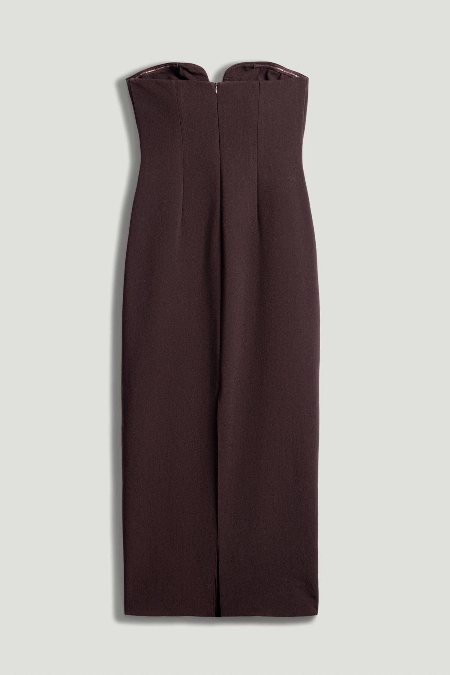 Strapless Sweetheart Midi Pencil Dress