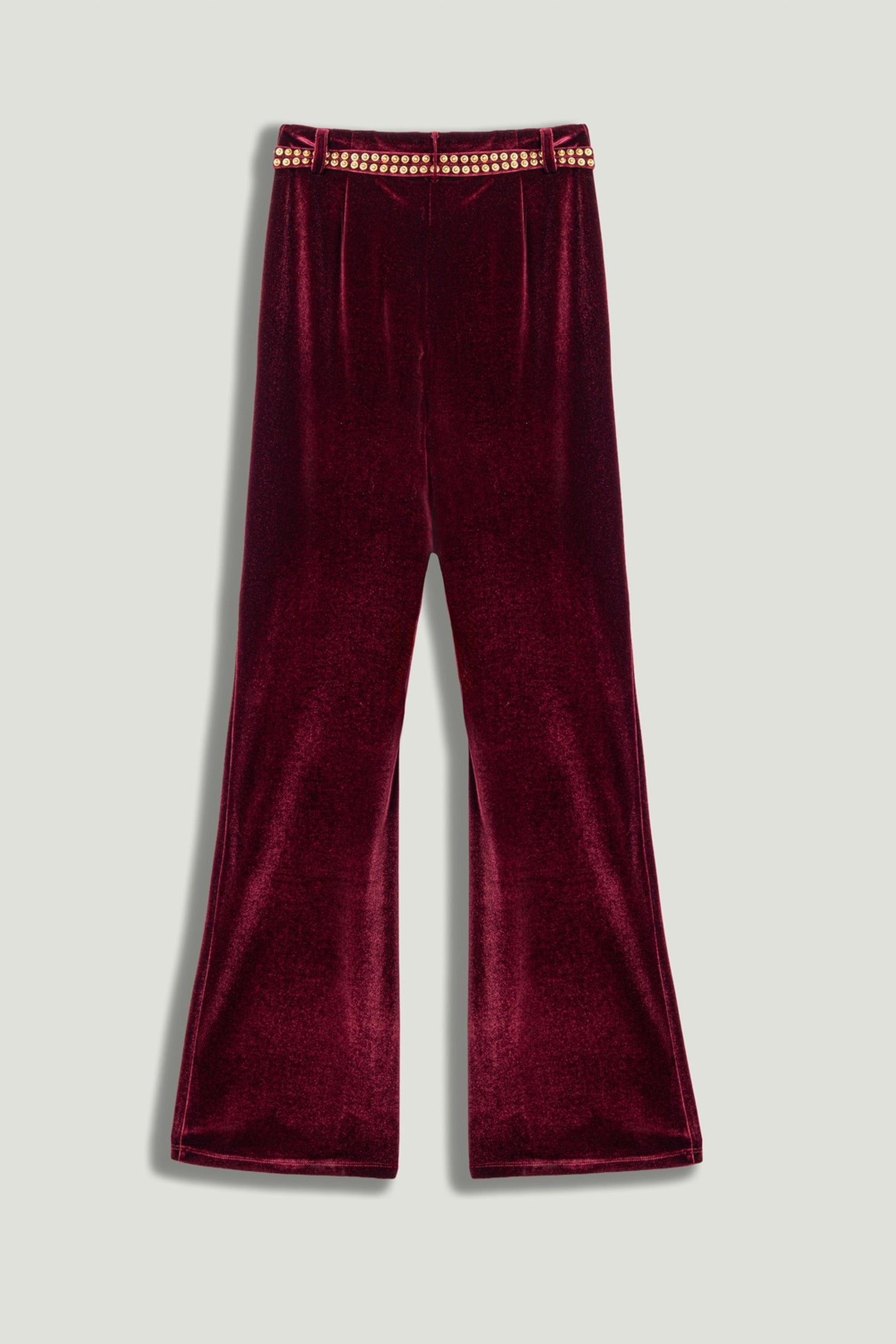 Velvet Bootcut Trousers