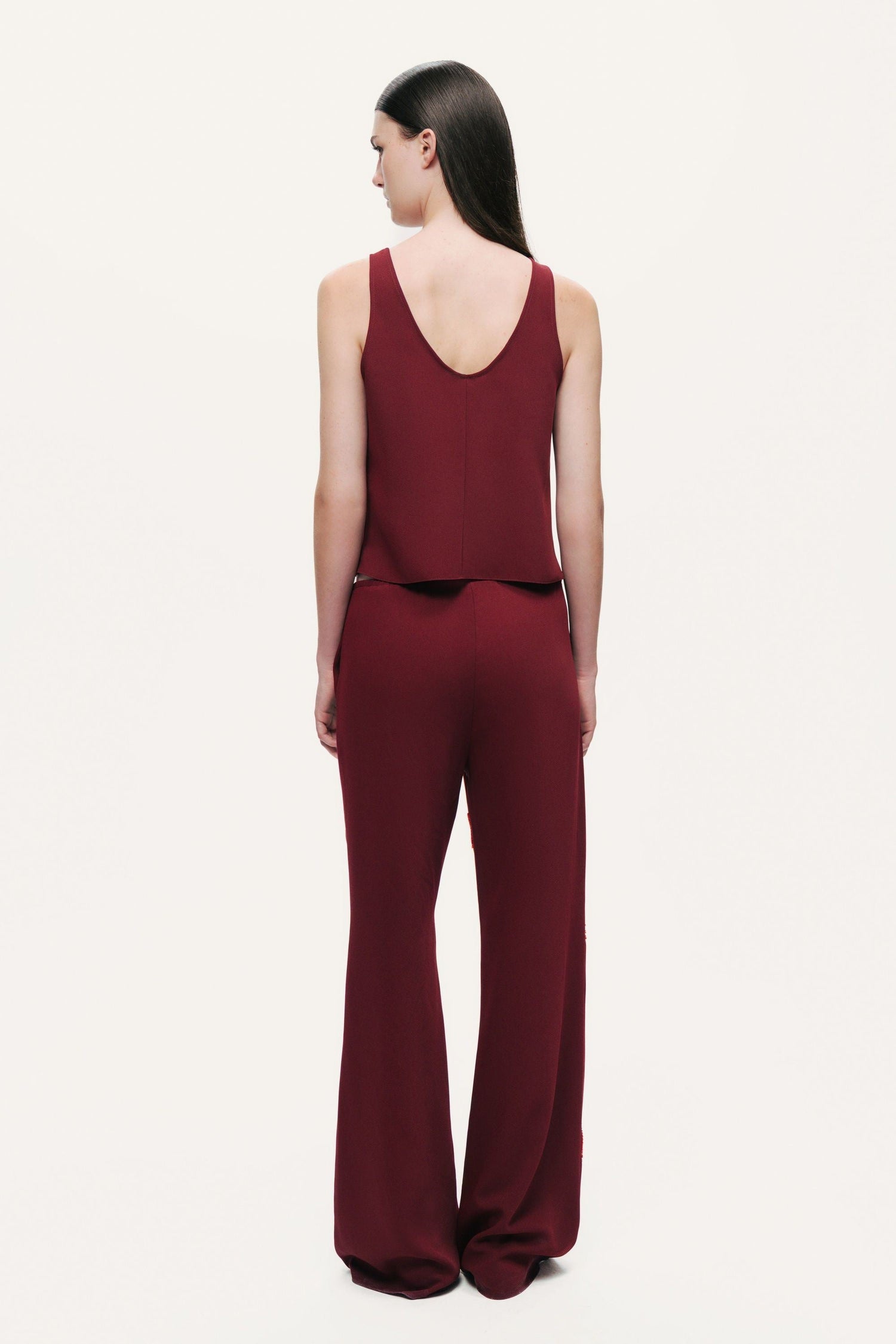 Embellished Bootcut Pants