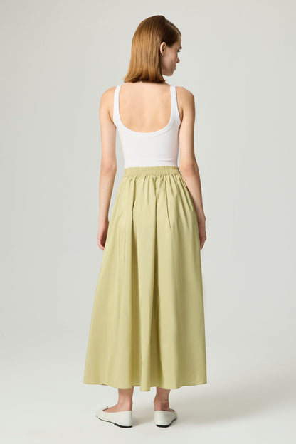 Beaded Embroidered Maxi Skirt