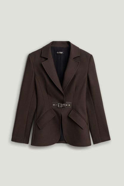 Belted Tailored Blazer