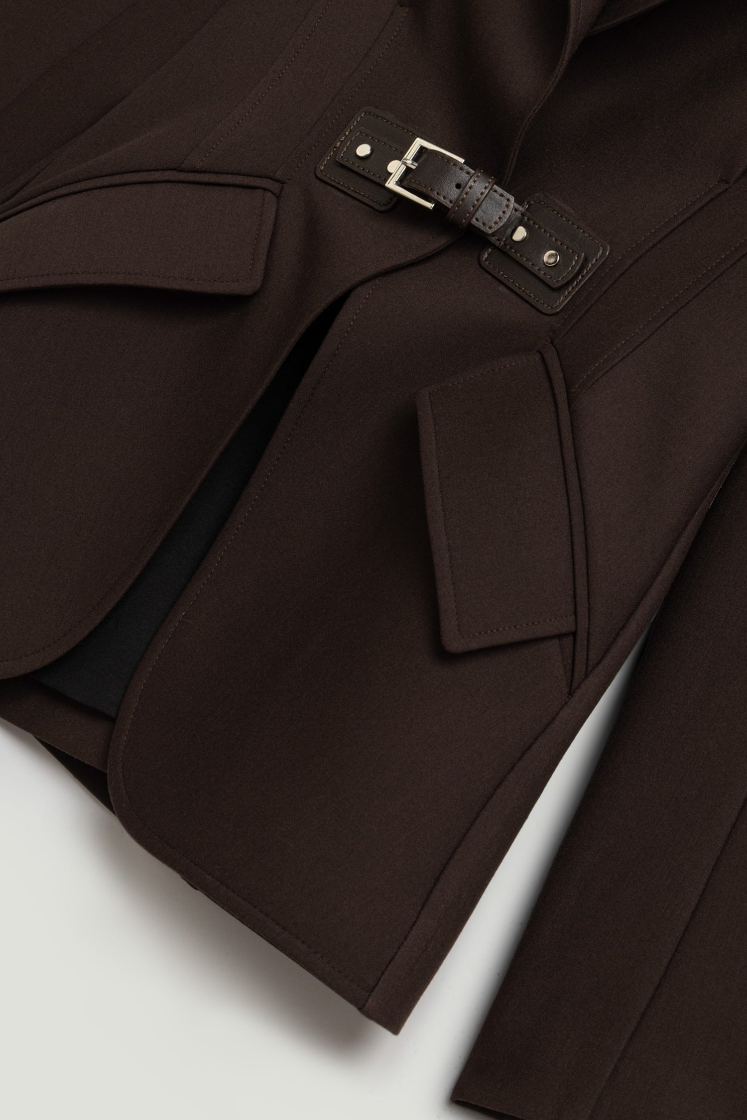 Belted Tailored Blazer