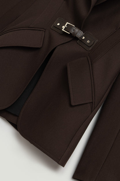 Belted Tailored Blazer