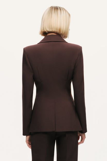 Belted Tailored Blazer