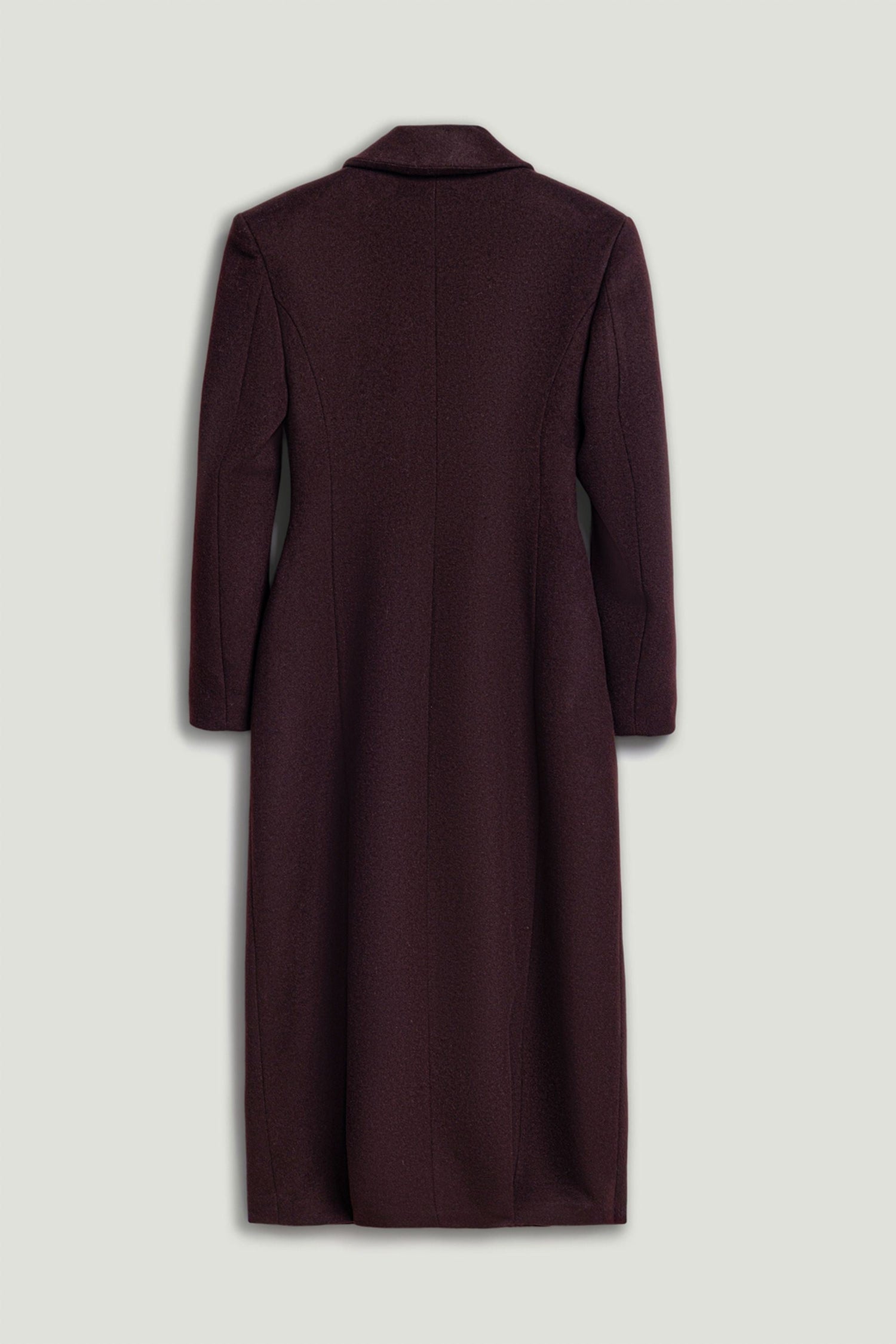 Tailored Double-Breasted Maxi Coat