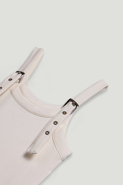 Belted Strap Crop Top