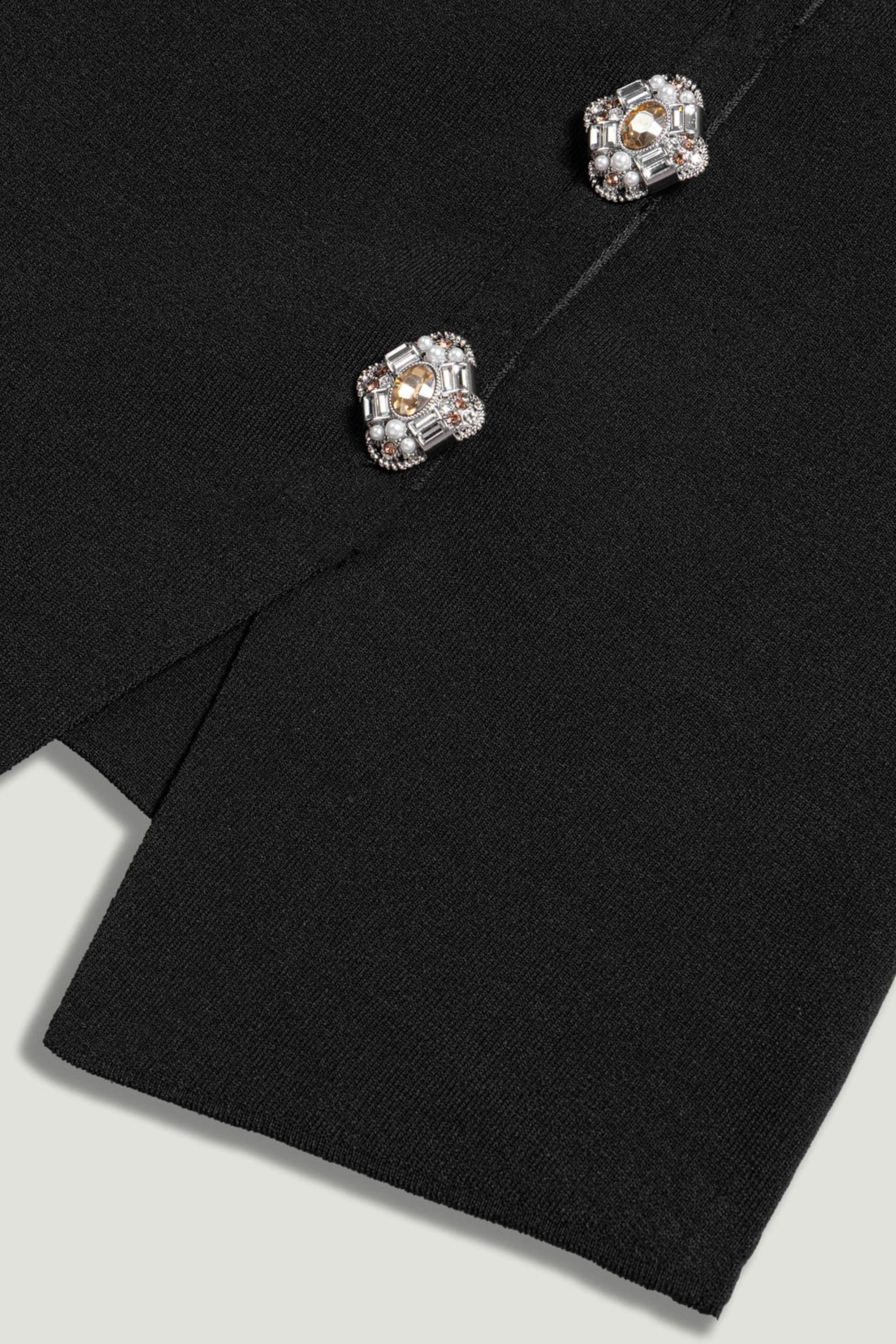 Embellished Sleeveless Knit Top