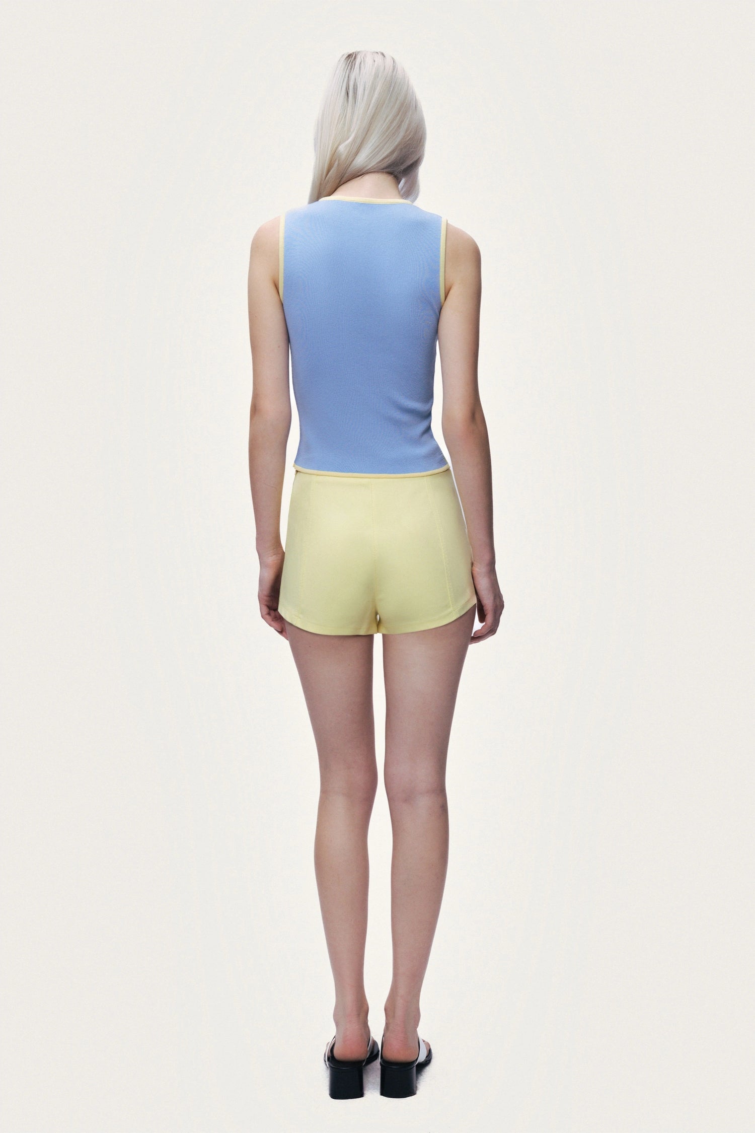 Button-Embellished Knit Top