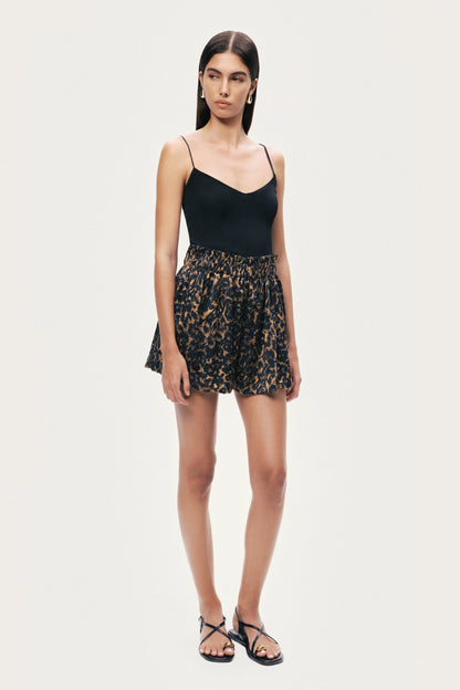 Black Strappy Knit Top