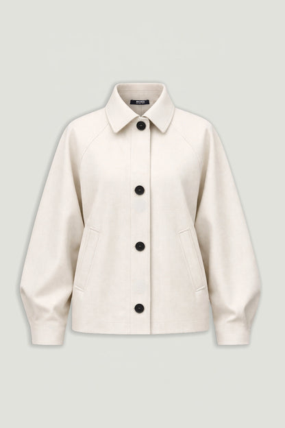 Cropped Batwing Jacket