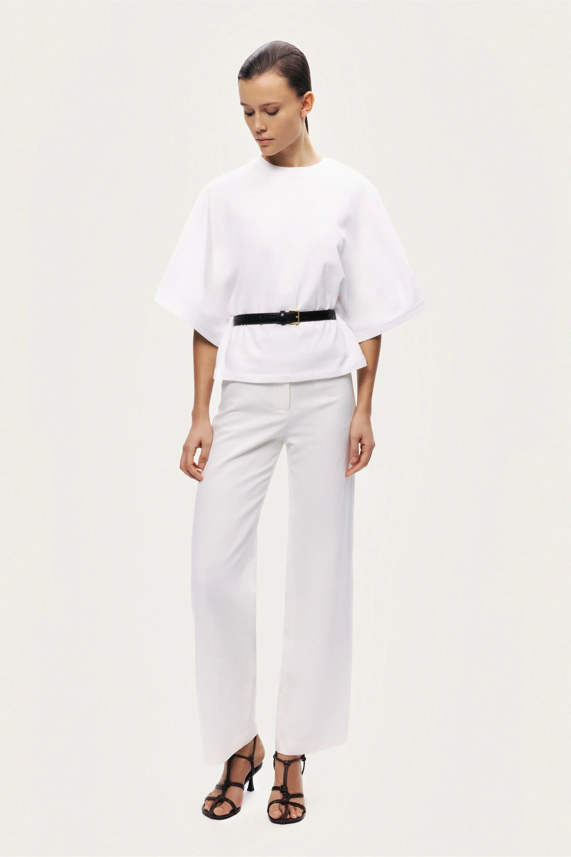 Belted Oversized T-Shirt