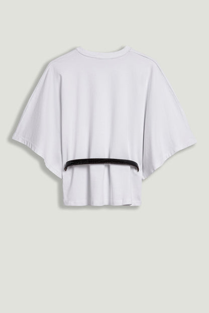 Belted Oversized T-Shirt