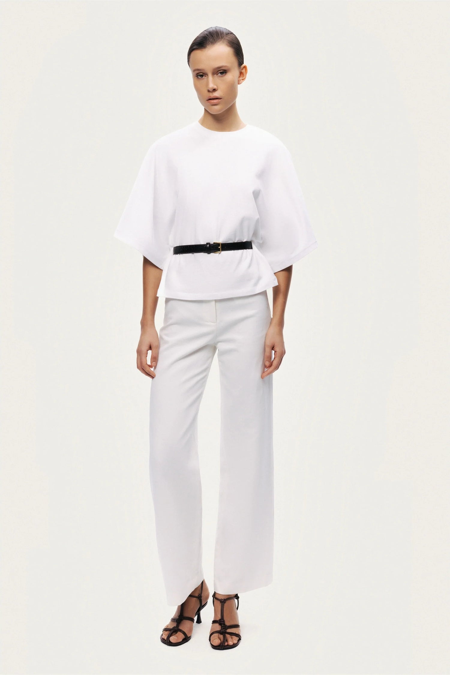 Belted Oversized T-Shirt