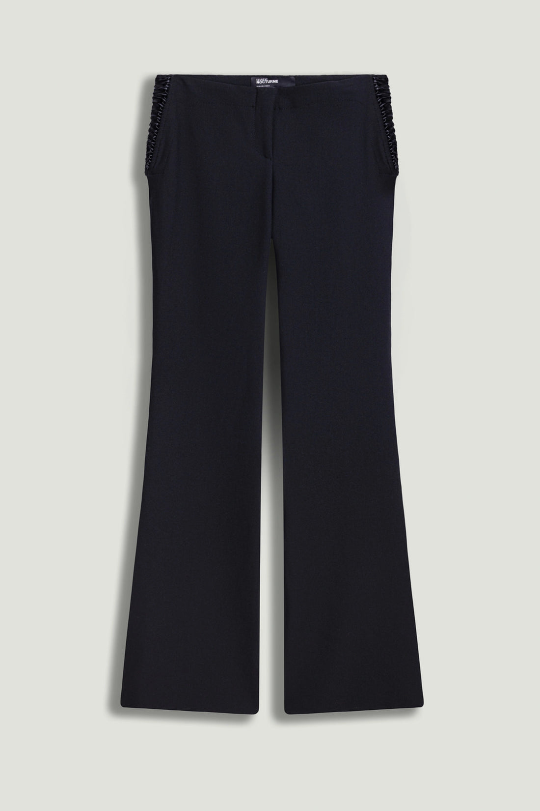 Side-Tie Low-Rise Slim Fit Trousers