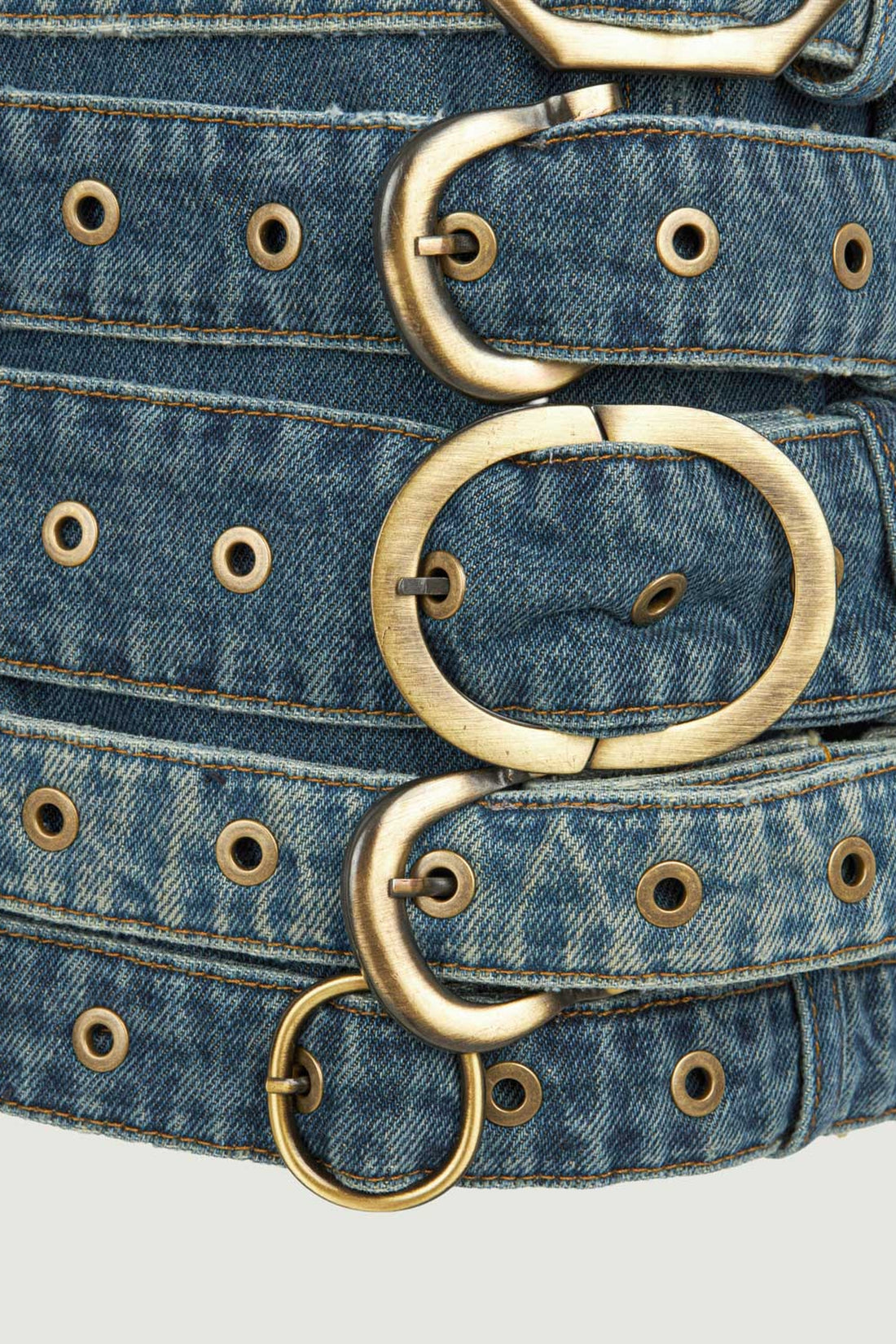 Indigo Denim Mini Skirt