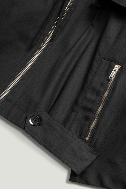 Hooded Short Trench Jacket