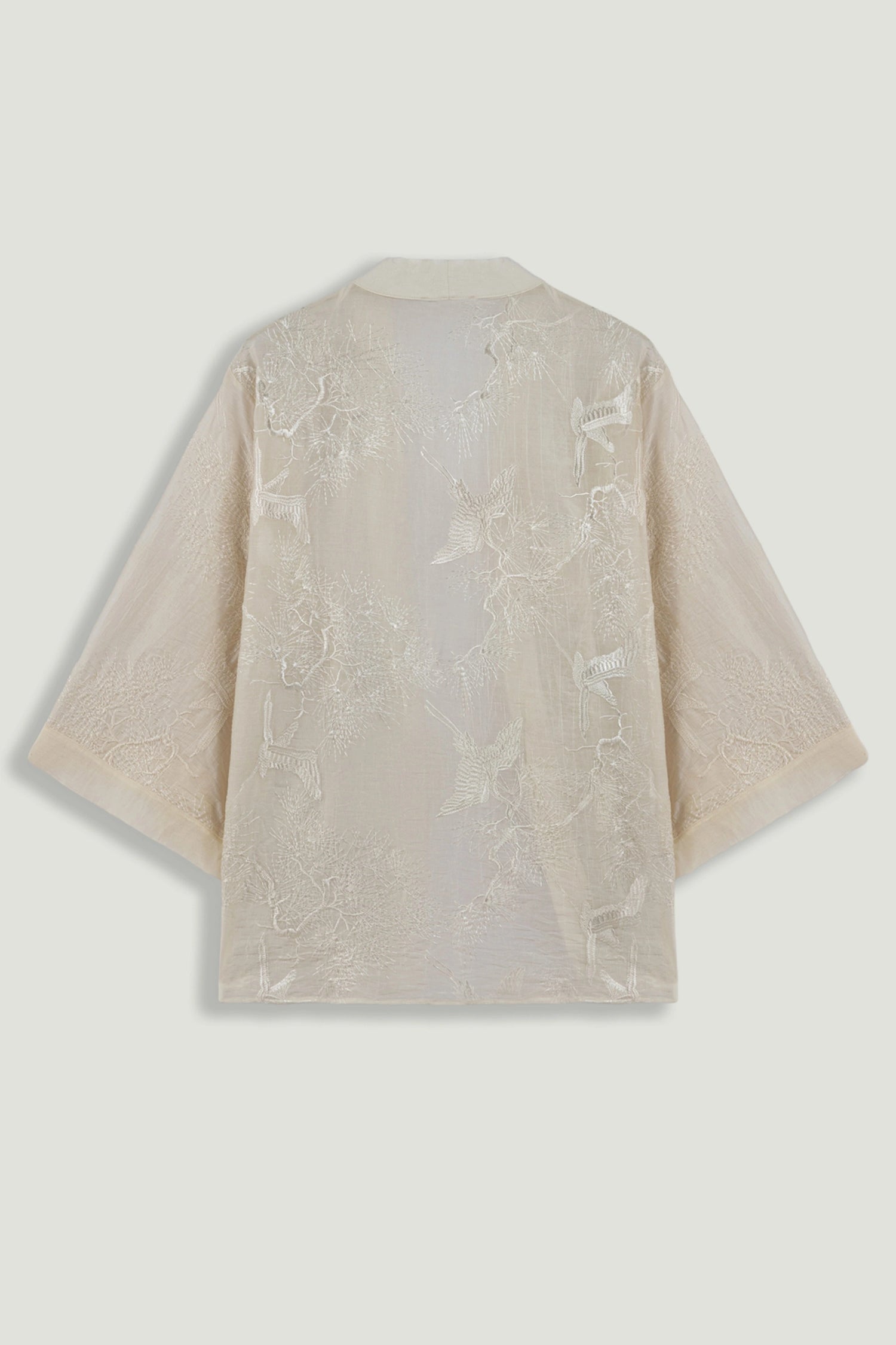 Textured Jacquard Kimono