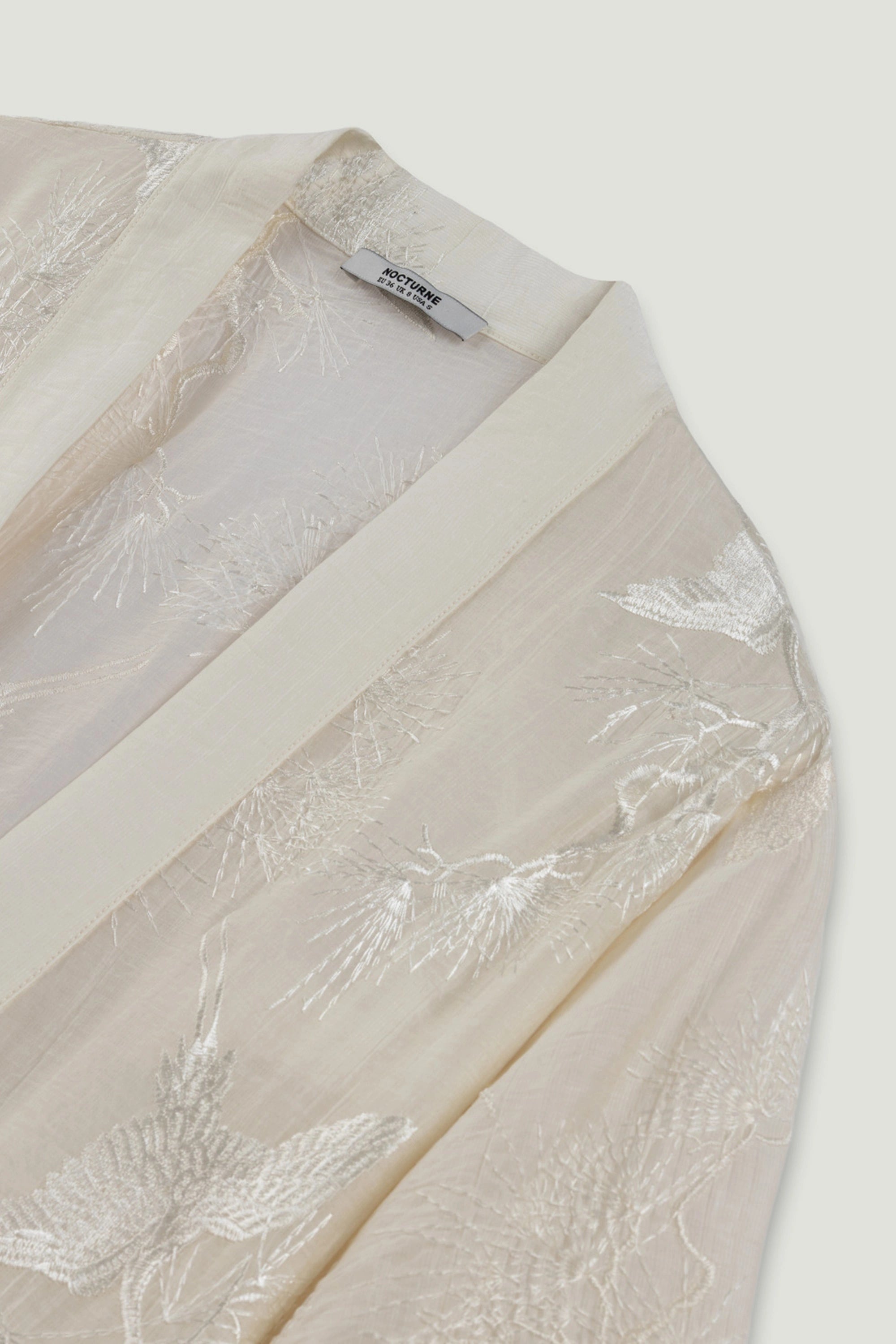 Textured Jacquard Kimono
