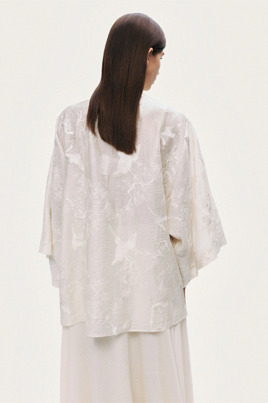 Textured Jacquard Kimono