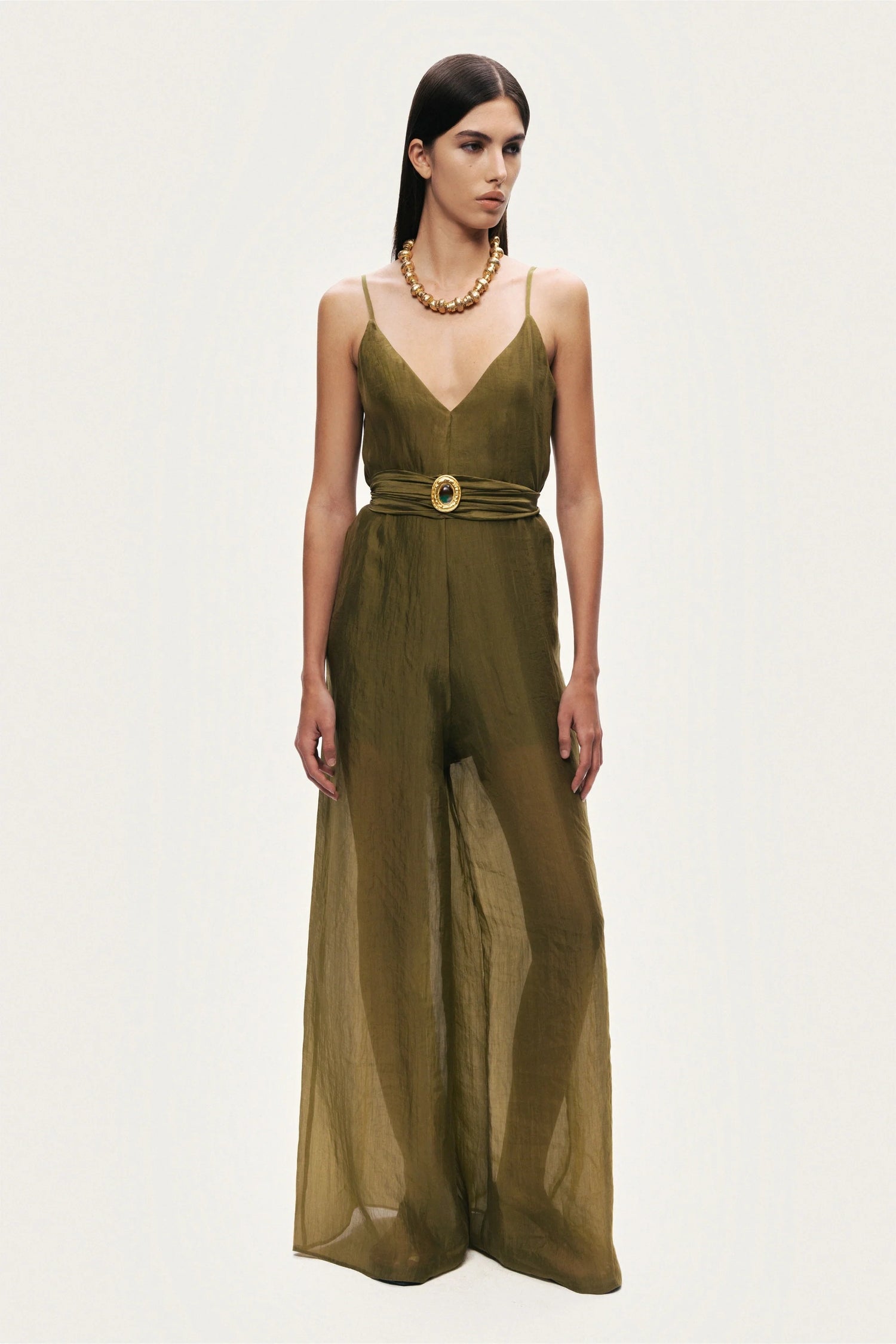 Strappy Wide-Leg Jumpsuit