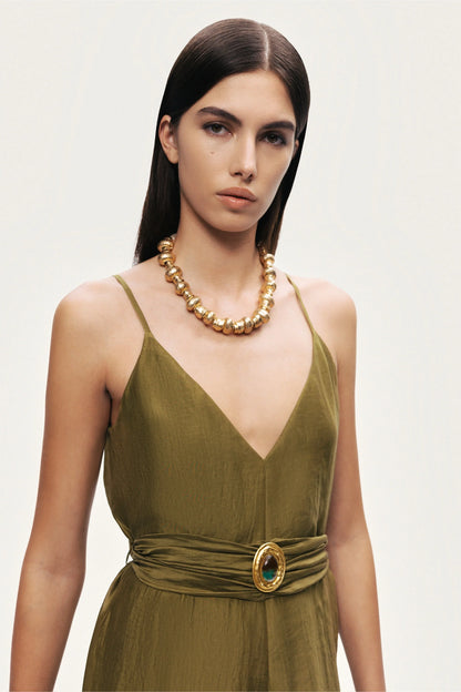 Strappy Wide-Leg Jumpsuit