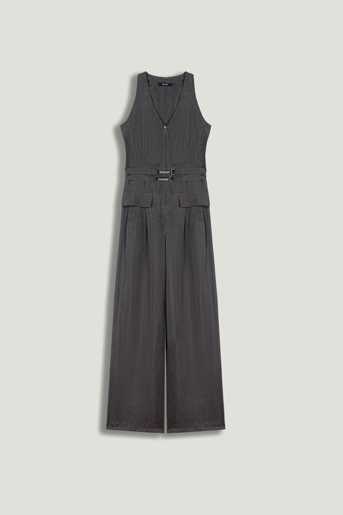 Metal Belt Detail Jumpsuit